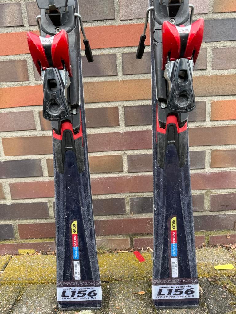 Salomon Super Race 150cm ski's met bindingen, 140 tot 160 cm, Gebruikt, Verzenden, Salamonstraat 1