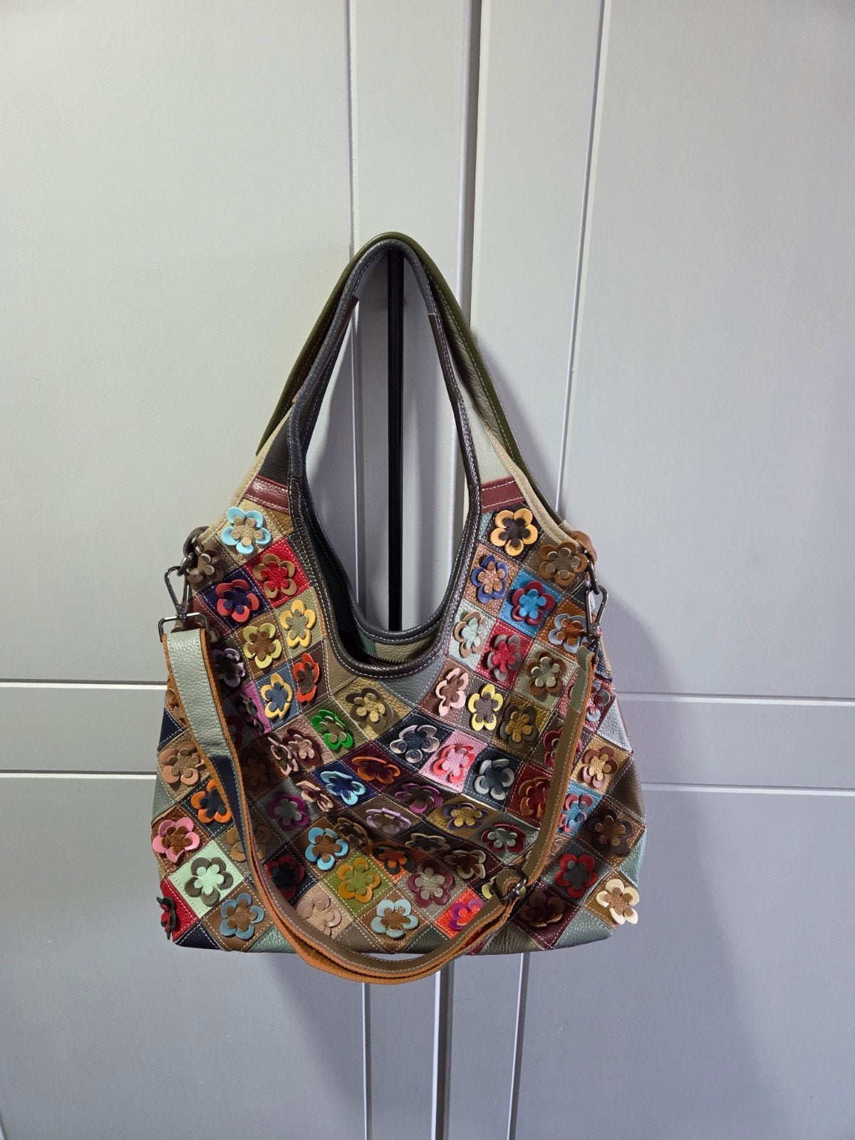 Leren tas, Ophalen, Bruin