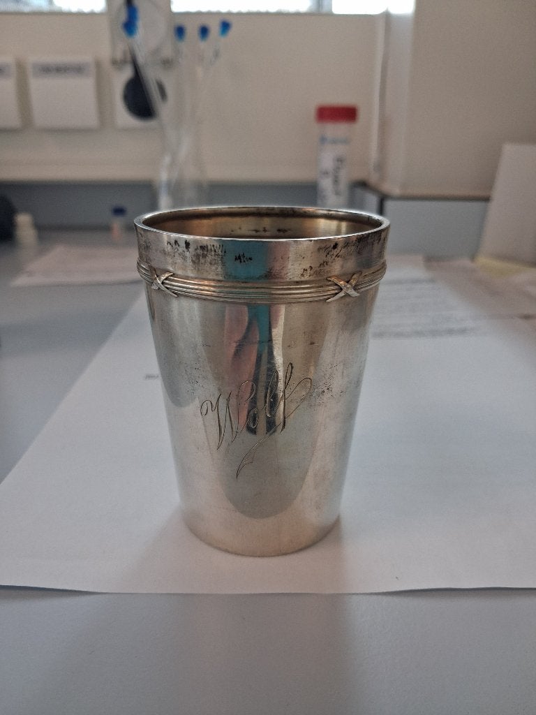 Antique silver cup, 47 g, Antiek en Kunst, Ophalen