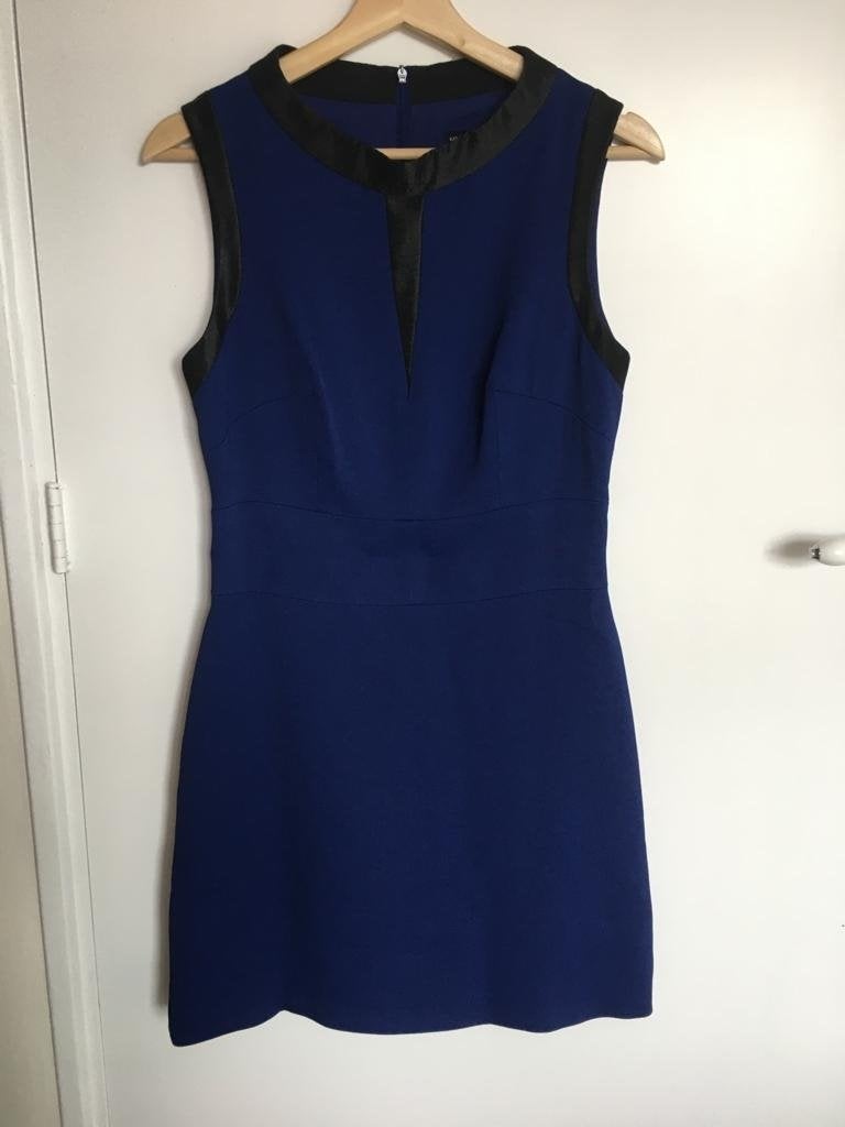 Karen Millen kobaltblauwe kokerjurk maat 38, Maat 38/40 (M), Karen Millen, Blauw, Ophalen of Verzenden