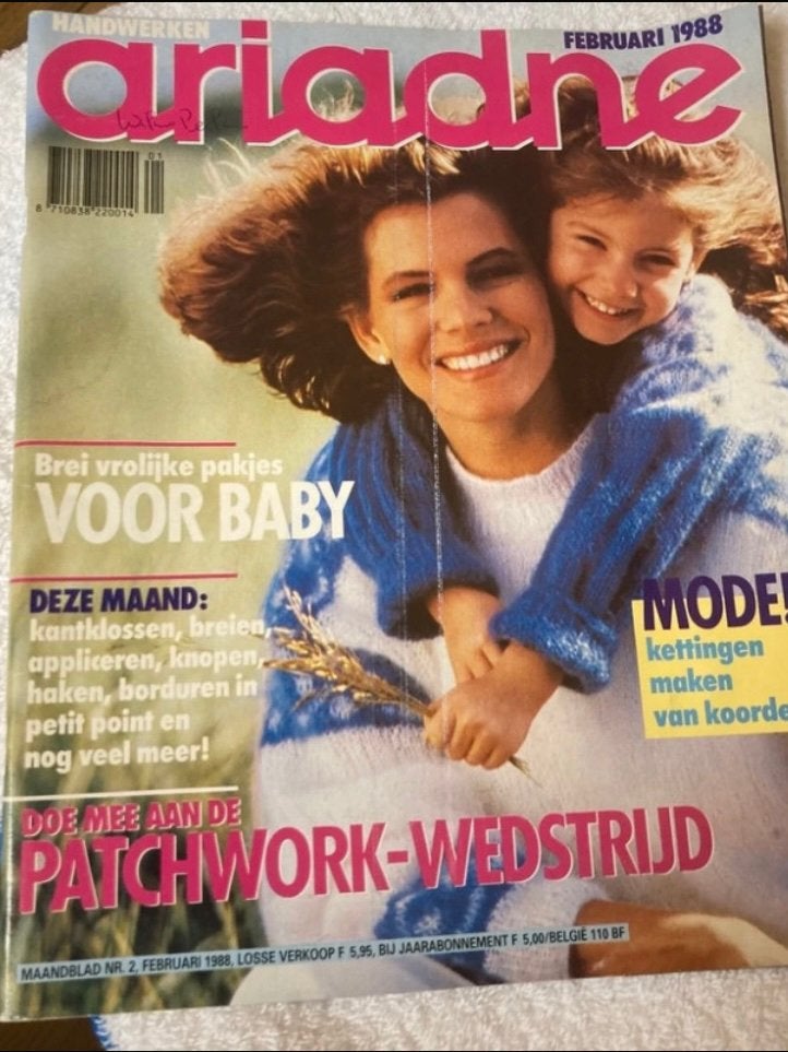 vintage blad Ariadne, Ophalen of Verzenden, Zo goed als nieuw, Breien of Haken, Patroon of Boek