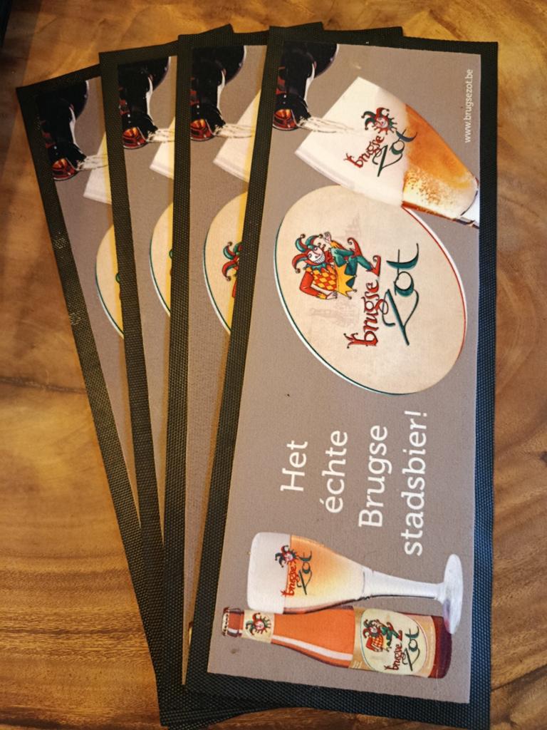 Brugse zot barmat, Verzamelen, Biermerken, Ophalen of Verzenden, Glas of Glazen, Overige merken