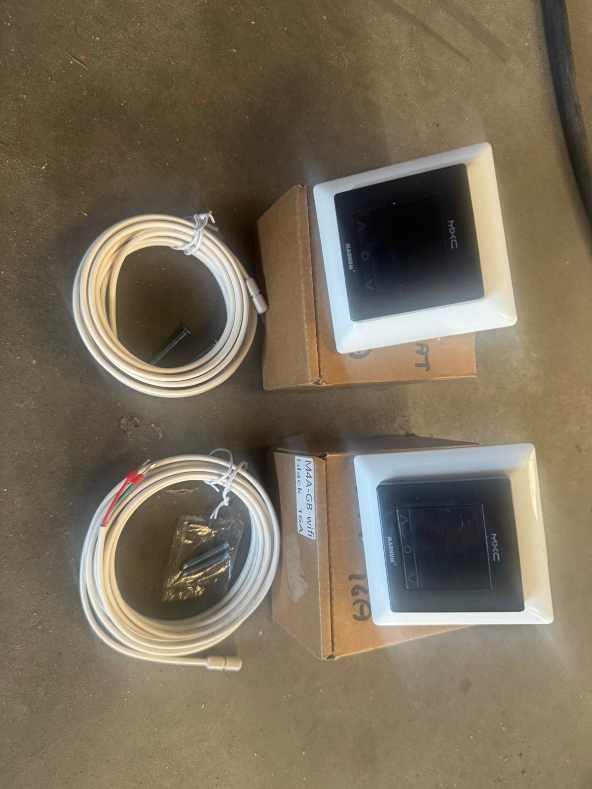 2 stuks inbouw thermostaat wifi incl sensor, Thermostaat, Thermostaat, Overige typen, Ophalen of Verzenden