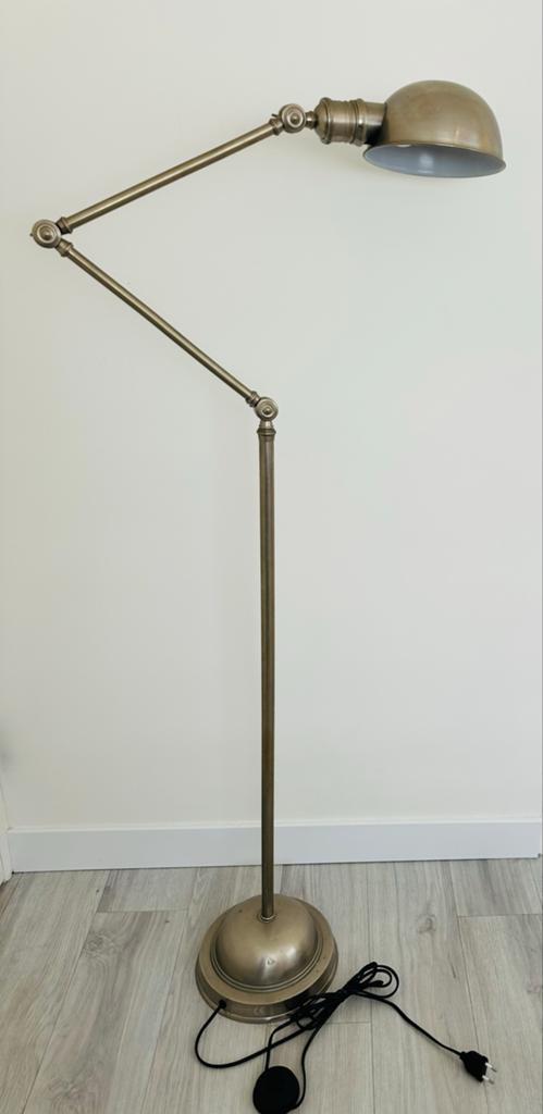 Stijlvolle Leeslamp - Verstelbaar en Metaal, Ophalen, Gebruikt, Metaal, 100 tot 150 cm