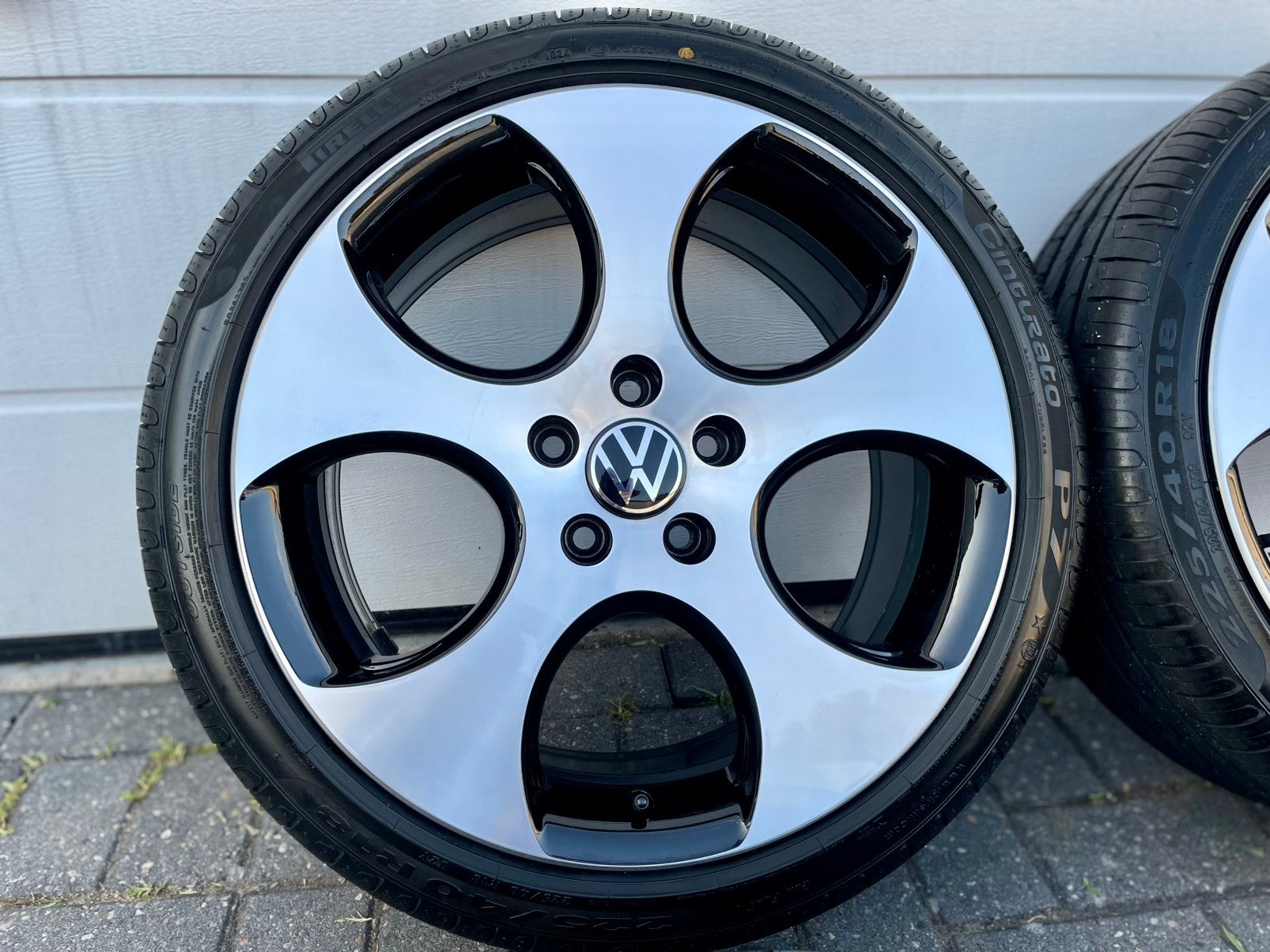 18 Inch Originele Volkswagen Detroit Velgen 225/40/18 5x112, 18 inch, Banden en Velgen, Ophalen of Verzenden, Zomerbanden