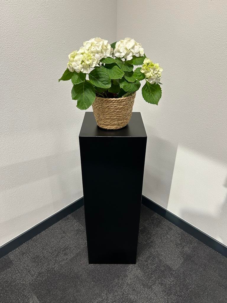 NIEUW - Zwarte Zuil / Sokkel 30x30x90 cm, Huis en Inrichting, Woonaccessoires | Zuilen en Pilaren, Ophalen, Nieuw