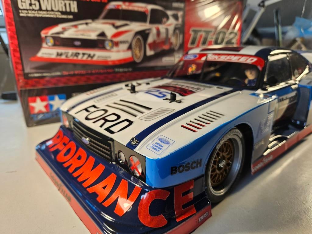 Tamiya 58578 Ford Capri RS uitgevoerd, Hobby en Vrije tijd, Ophalen of Verzenden, Auto onroad