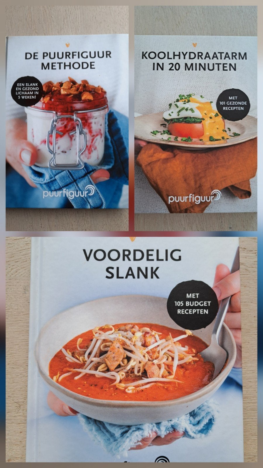 3x PuurFiguur, Boeken, Ophalen of Verzenden, Zo goed als nieuw, Gezond koken