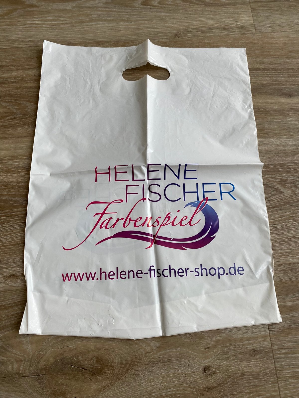 Plastic Tas Helene Fischer Farbenspiel, Verzamelen, Ophalen of Verzenden, Zo goed als nieuw, Gebruiksvoorwerp