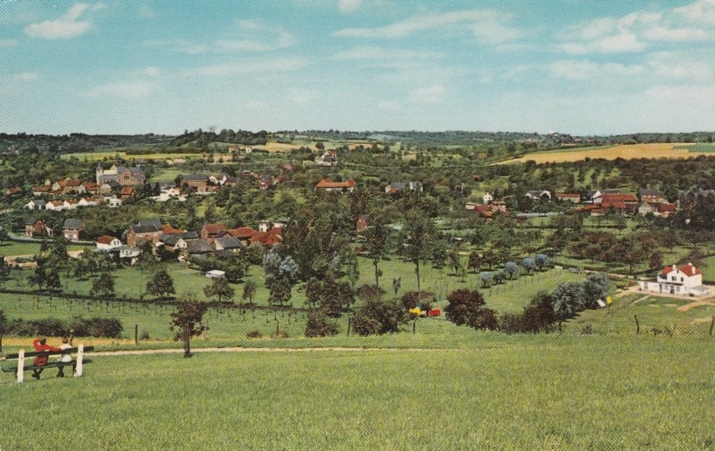 SCHIN OP GEUL Panorama vanaf de Sousberg kl.f., Verzenden, 1940 tot 1960, Ongelopen, Limburg