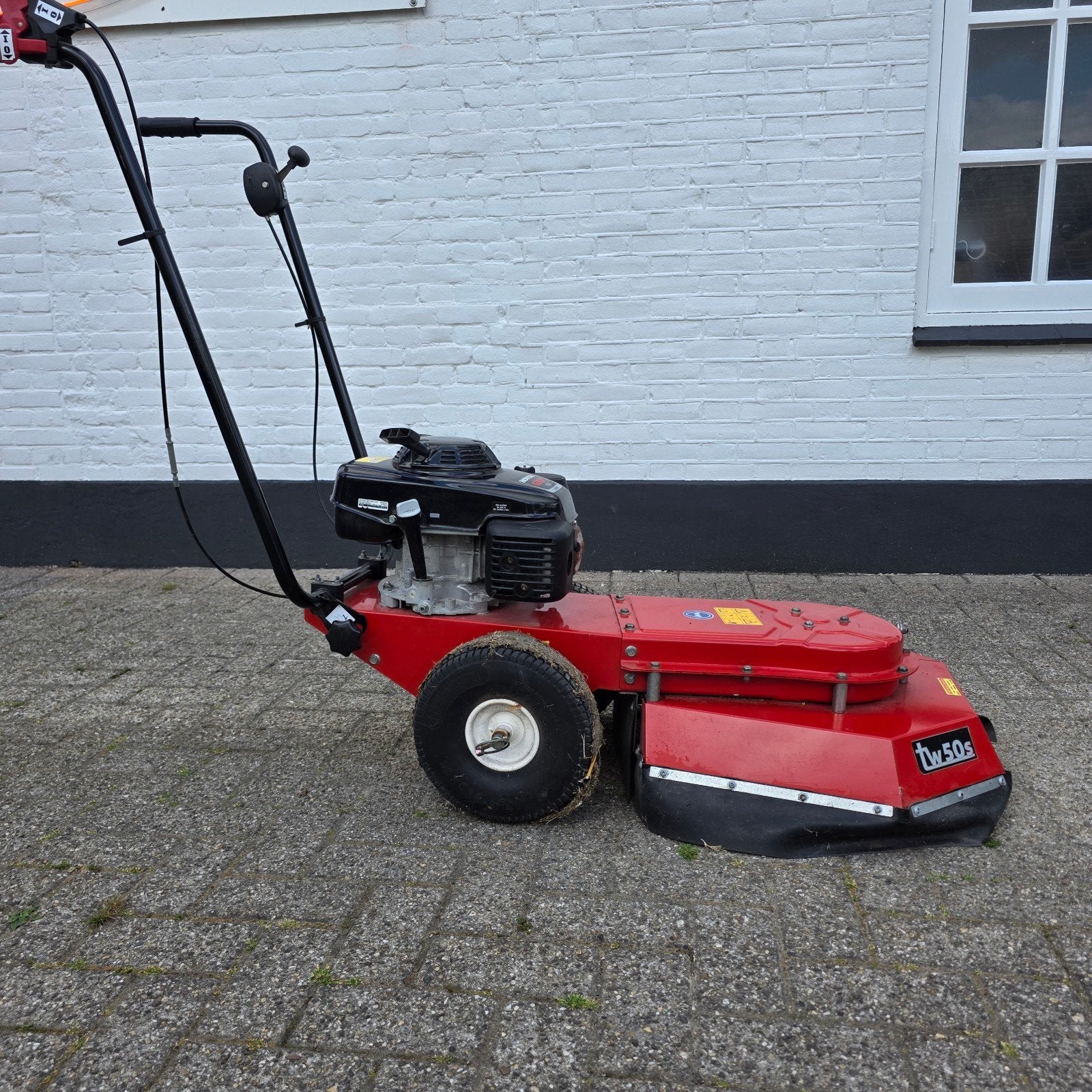 Tielburger onkruidborstelmachine TW50s - Zo goed als nieuw, Tuin en Terras, Veegmachines, Ophalen, Zo goed als nieuw, Tielburger