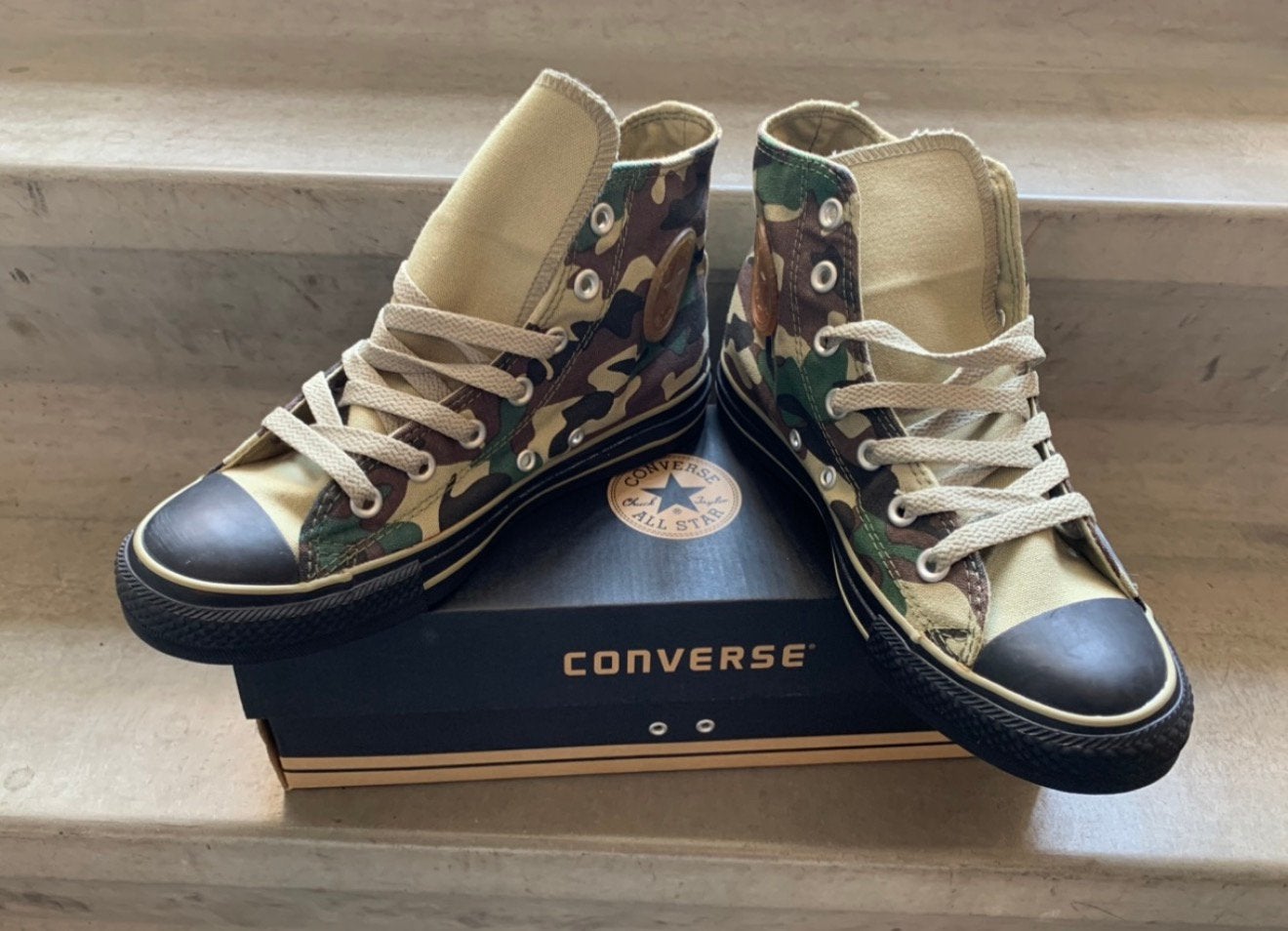 CONVERSE ALL STAR Sneakers Hi ARMY Edition - MAAT 39, Verzenden, Nieuw, Sneakers of Gympen, Groen