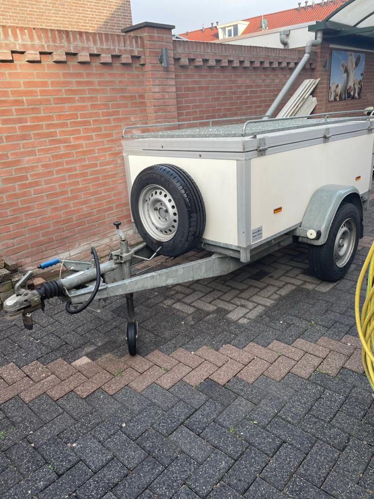 Aanhangwagen / bagagewagen met kenteken, Ophalen, Gebruikt