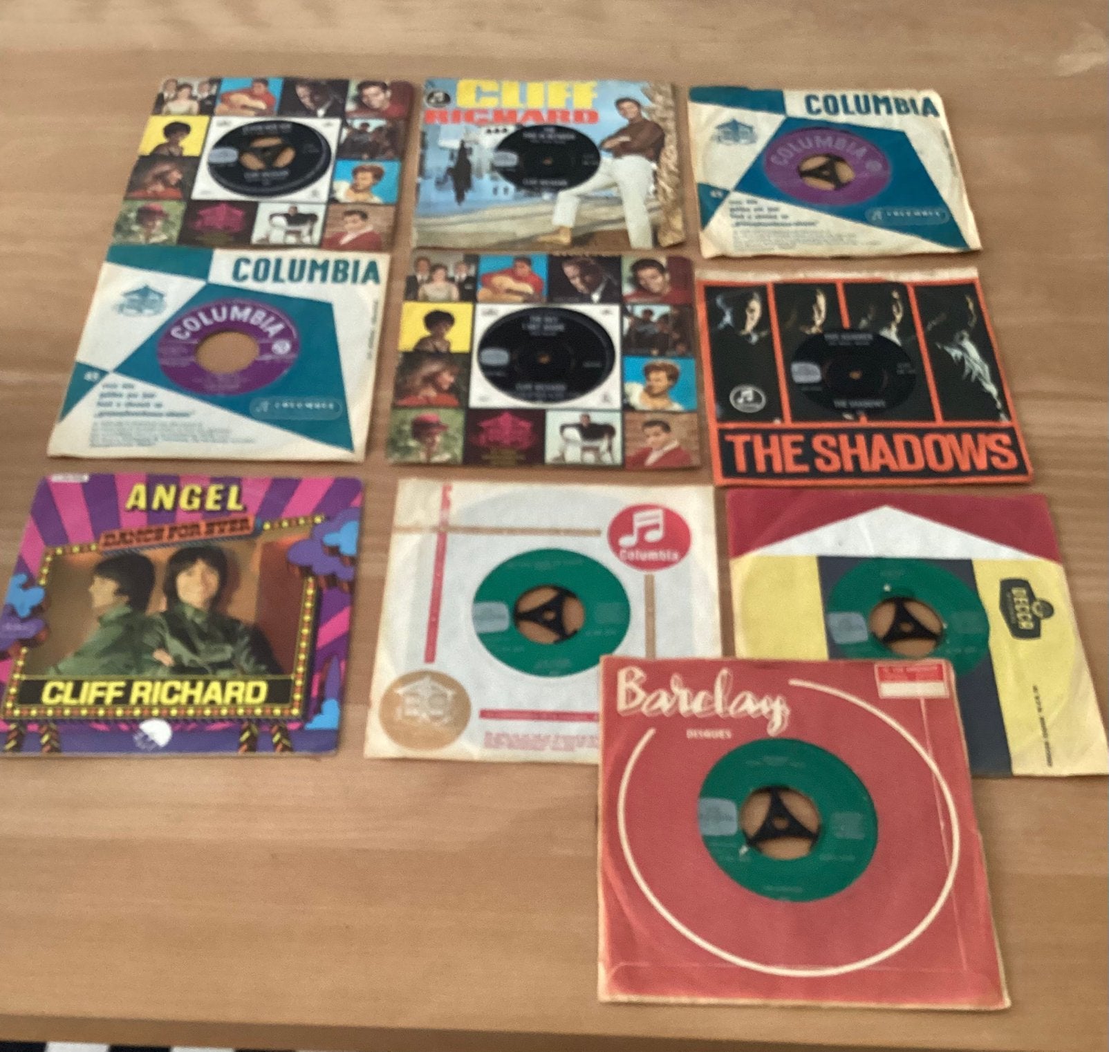 10x Vintage 7 inch singles van Cliff Richard / The Shadows, Cd's en Dvd's, Vinyl Singles, Ophalen, Gebruikt, 7 inch, Pop