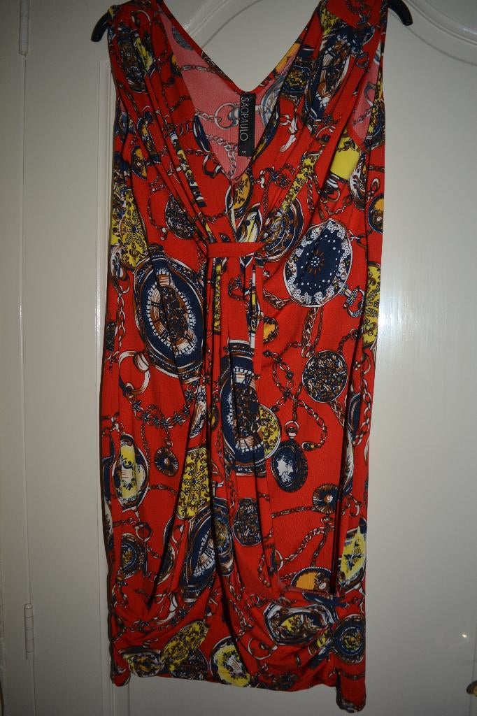 Sao Paulo, leuke grappige mouwloze jurk , maat 38, Kleding | Dames, Maat 38/40 (M), Ophalen of Verzenden, Zo goed als nieuw, Sao Paulo