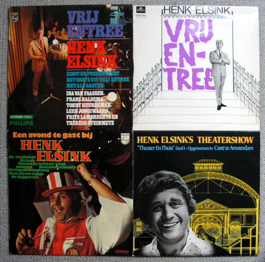 Henk Elsink 4 verschillende LP’s €3,50 per stuk mooie staat, Cd's en Dvd's, Vinyl | Nederlandstalig, LP, Cabaret of Kleinkunst