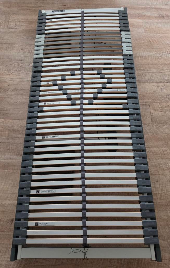 Bossflex 640 EL lattenbodem 80 x 200 cm, Ophalen, Gebruikt, Eenpersoons, 80 cm