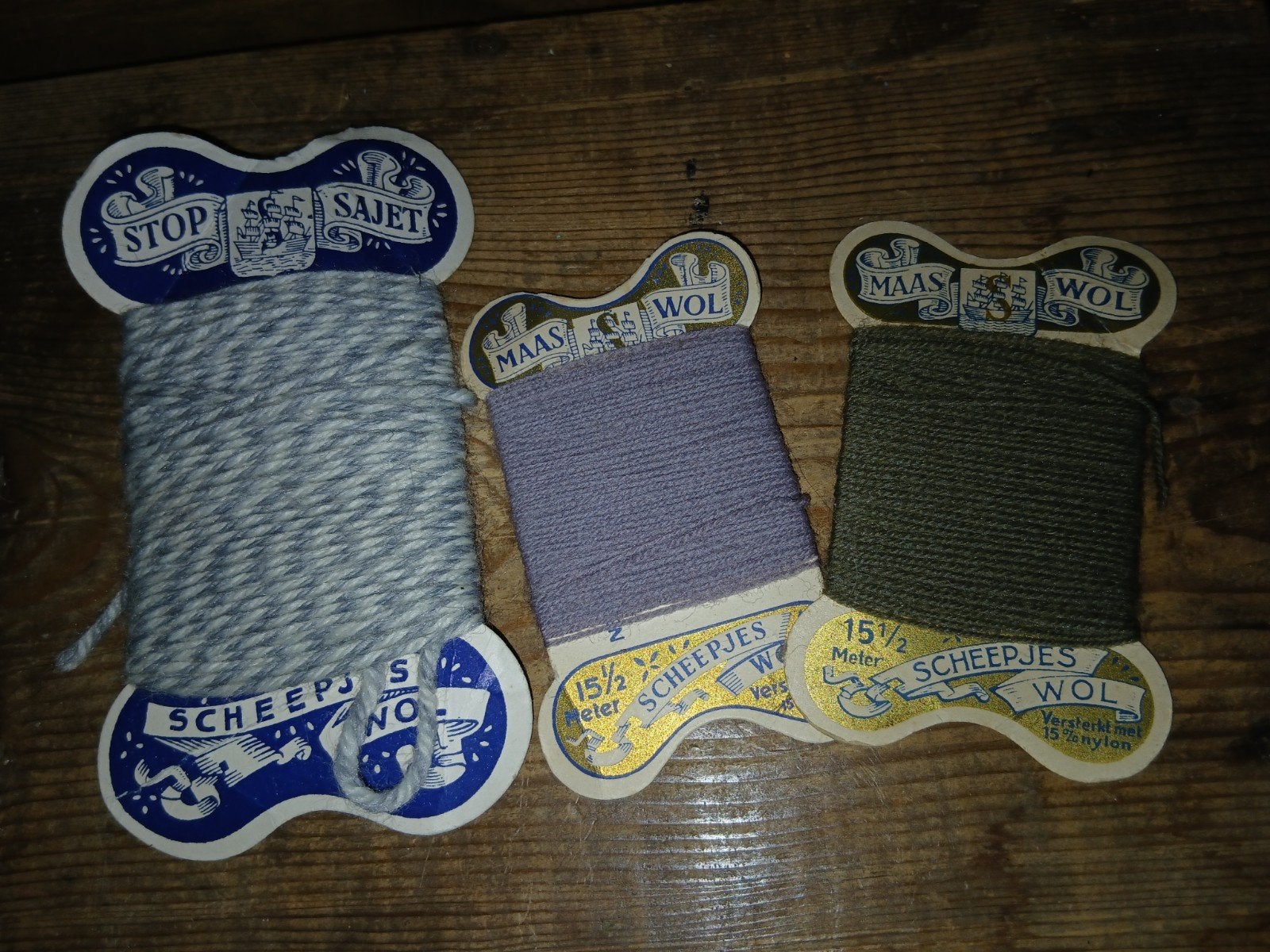 Oude Scheepjes stopwol/maaswol, Ophalen of Verzenden, Breien of Haken, Wol of Garen