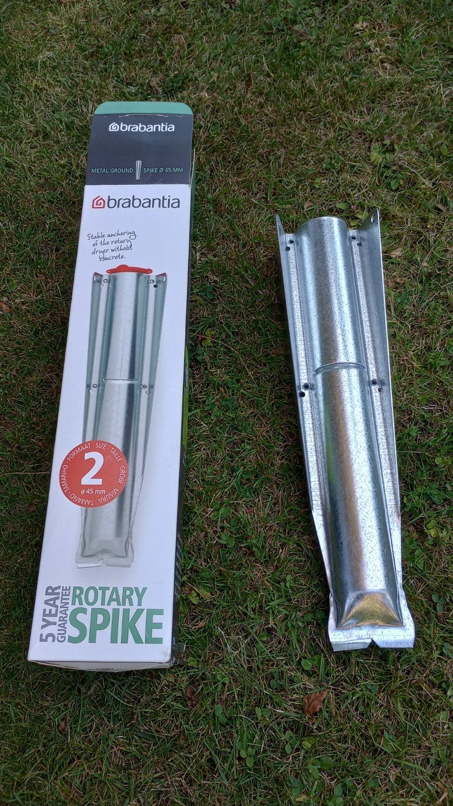 Brabantia grondanker 45 mm voor droogmolen (zonder dop), Ophalen, Nieuw