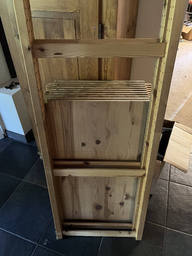 Ikea IVAR Houten stelling, Ophalen, Gebruikt
