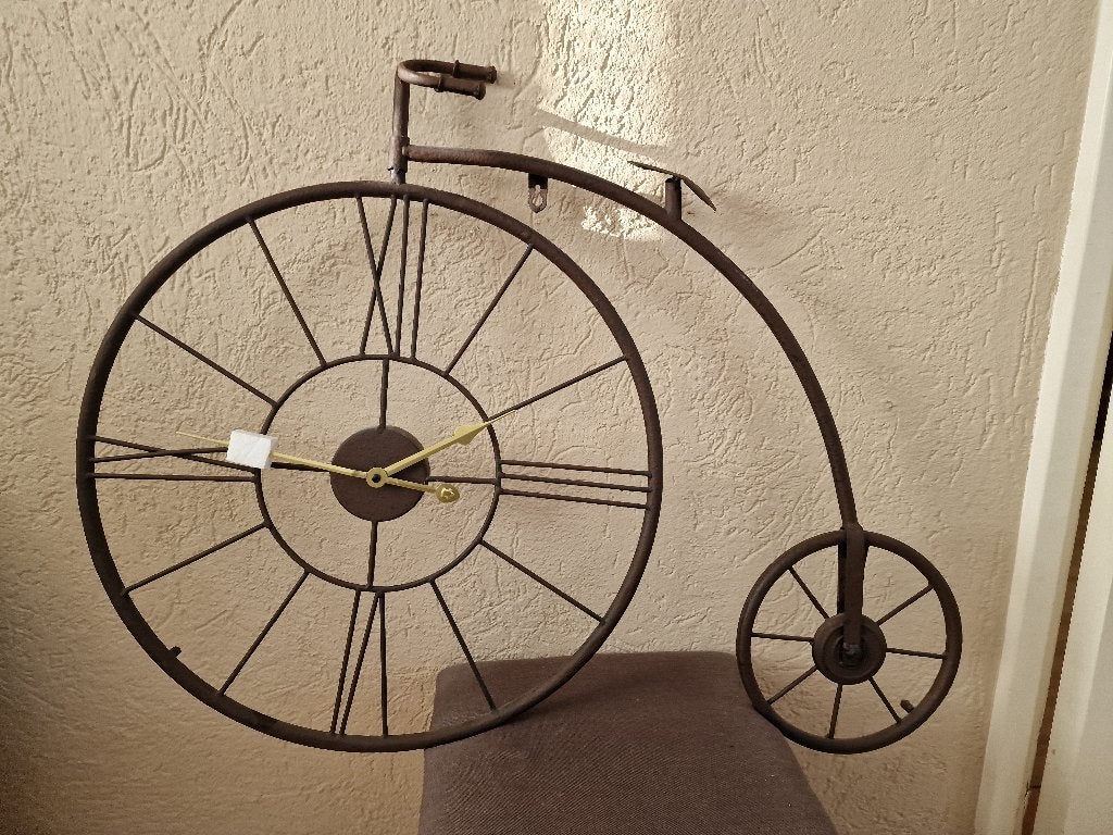 klok, fiets, Wandklok, Analoog, Werkt op batterijen, Nieuw