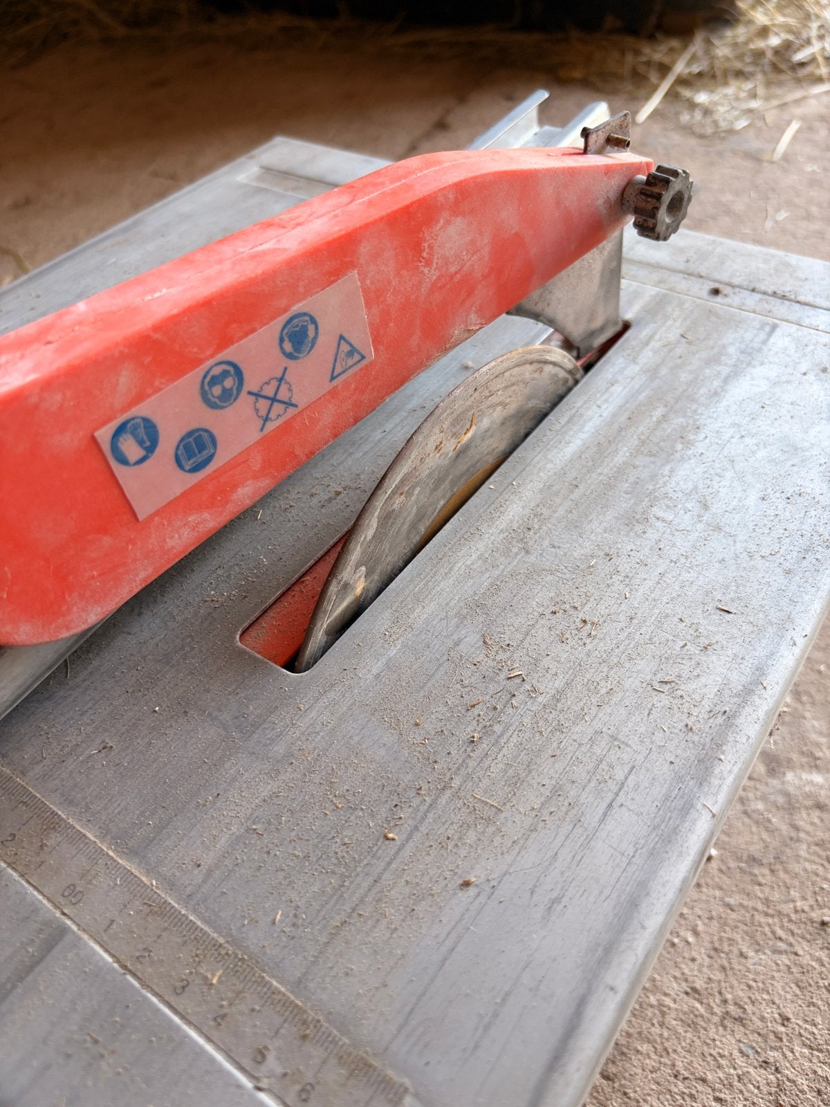 Einhell NTC 600 Tegelzaag - Gebruikt, Minder dan 30 mm, Gebruikt, Overige typen, Ophalen of Verzenden