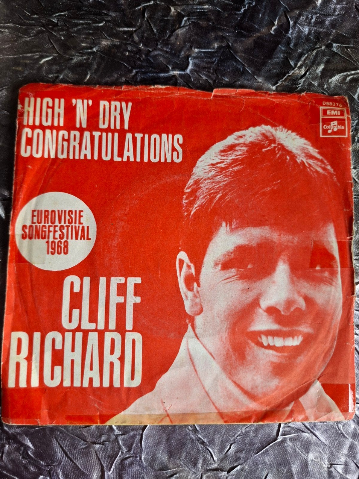 Cliff Richard - Congratulations Eurovisie Songfestiva 1968), Gebruikt, 7 inch, Ophalen of Verzenden, Pop