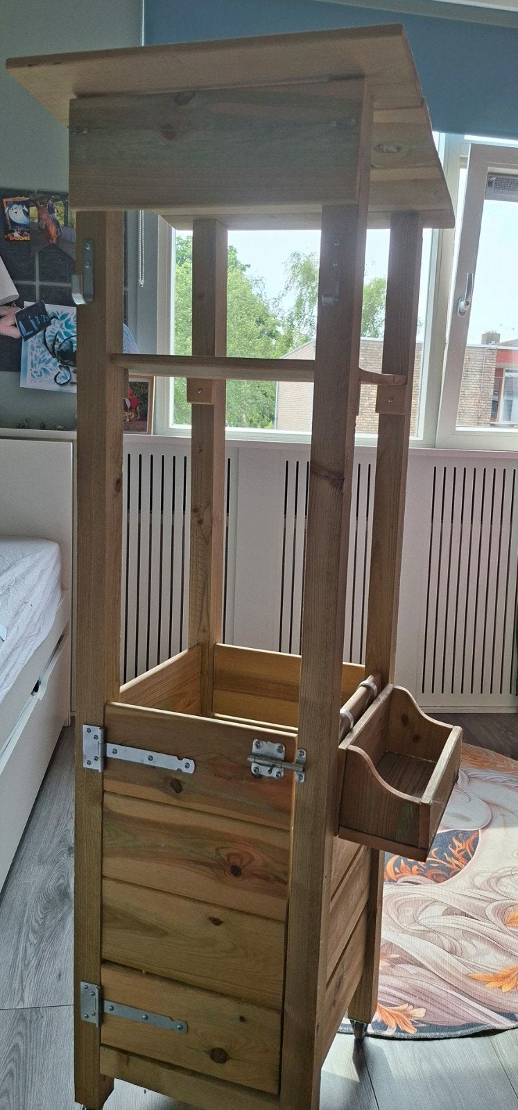 Houten stokpaardenstalletje voor kinderen, Ophalen of Verzenden, Gebruikt, Jongen of Meisje