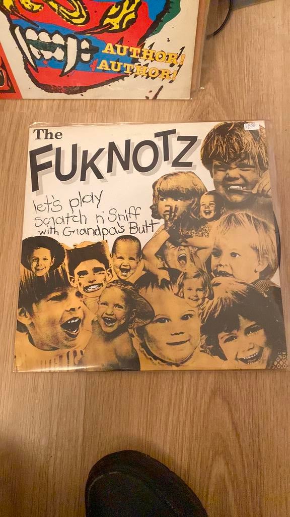 Lp the fuknotz, lets play scratch and sniff with grandpa’s, Ophalen of Verzenden, Zo goed als nieuw, Overige formaten, Poprock