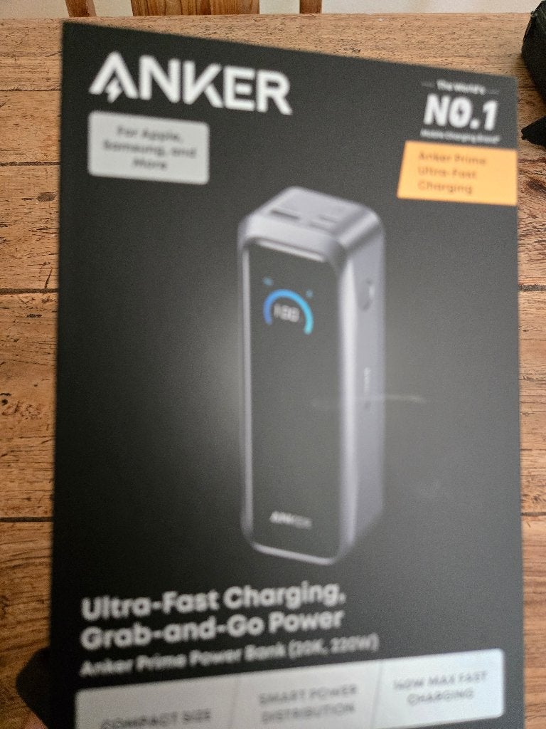 Anker Prime Power Bank (20K, 220W) - Nieuw en Geseald, Ophalen of Verzenden, Nieuw, Anker