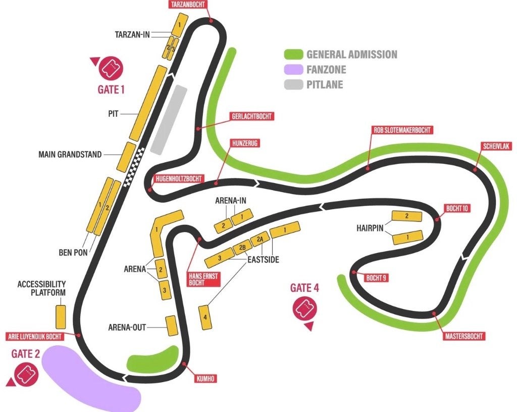 4x F1 zandvoort tickets tarzin-in 1 weekend, Tickets en Kaartjes, Drie personen of meer, Meerdaags