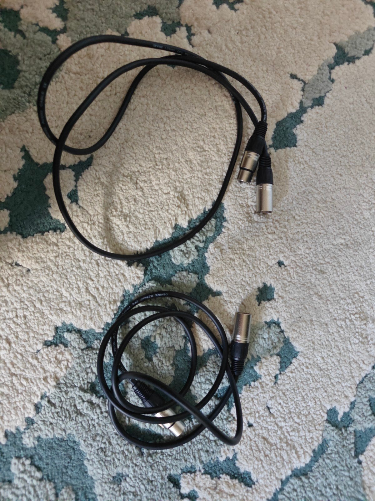 XLR-kabels (2 stuks) - Microfoon/Audio kabels, Muziek en Instrumenten, Kabels en Stekkers, Ophalen of Verzenden, Apparatuur