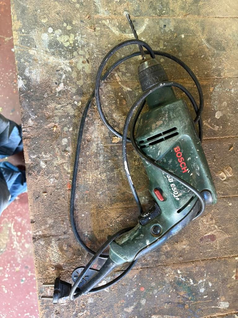 Bosch klopboormachine PSB 650, Doe-het-zelf en Verbouw, Gereedschap | Boormachines, Ophalen, Gebruikt, Boormachine