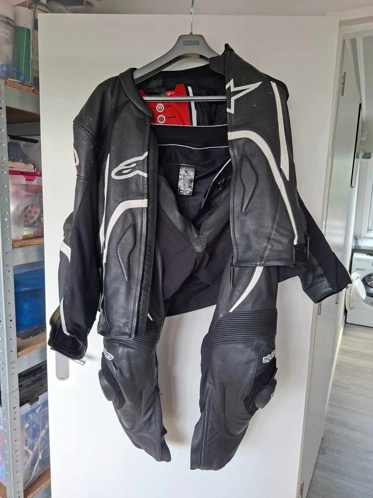 Alpinestars motorpak (leer) + zomerjack voor beginners, Motoren, Kleding | Motorkleding, Ophalen, Alpinestars, Tweedehands, Heren