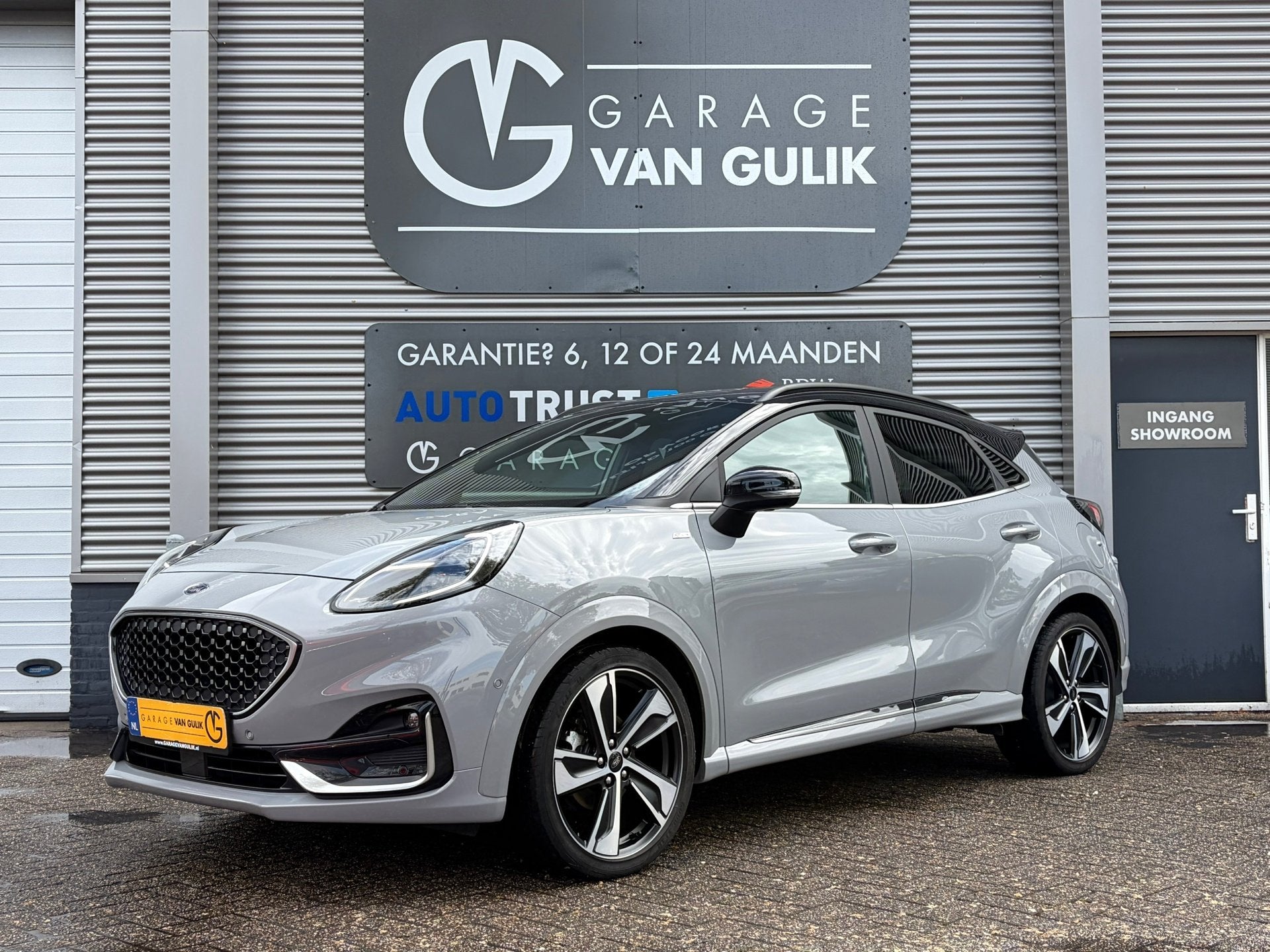 Ford Puma 1.0 155PK Hybrid ST-Line X Vignale Trekhaak,Navi,C, Voorwielaandrijving, Zwart, Bedrijf, 3 cilinders