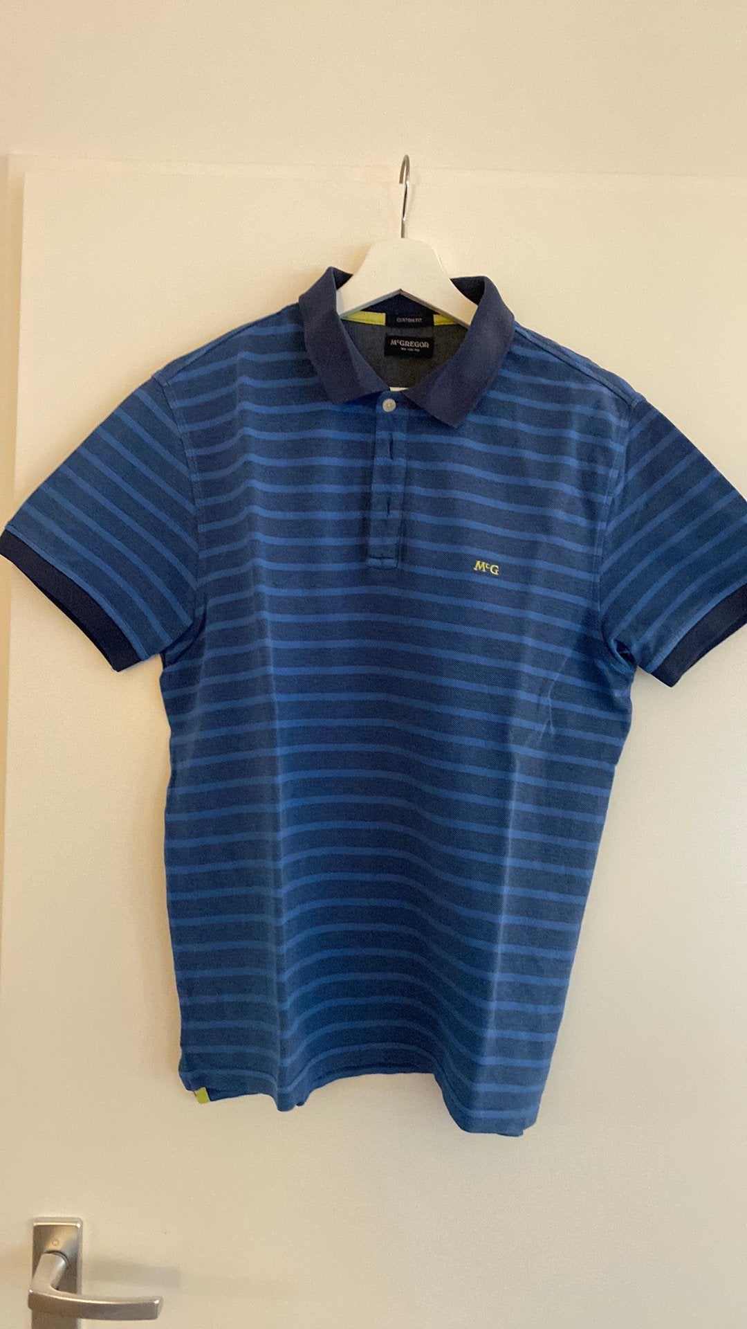 Mc Gregor polo, Ophalen of Verzenden, Zo goed als nieuw, Maat 52/54 (L), Blauw