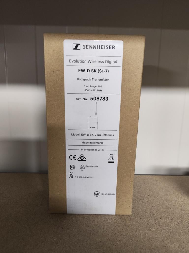 Sennheiser EW-D SK (S1-7) Draadloze Bodypack Zender, Muziek en Instrumenten, Microfoons, Ophalen of Verzenden, Nieuw, Overige typen