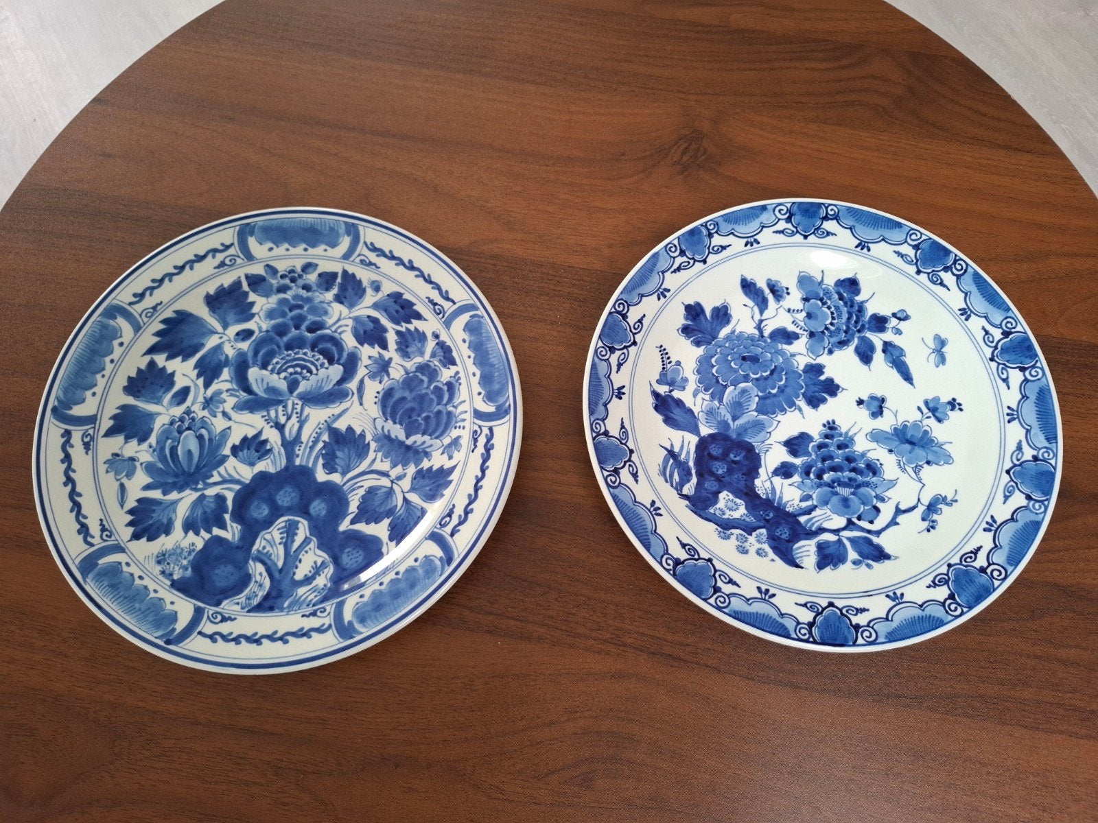 Delfts Blauwe Borden De Porceleyne Fles 1977 & 1979, Ophalen of Verzenden