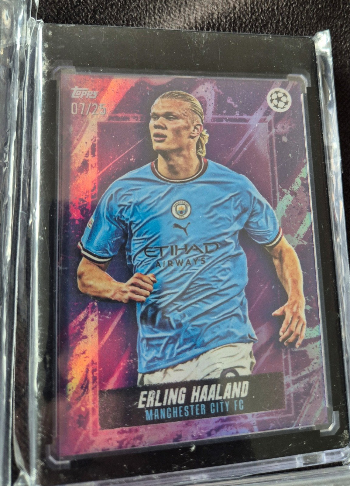 Topps Erling Haaland Spelerskaart Manchester City FC 07/25, Verzenden