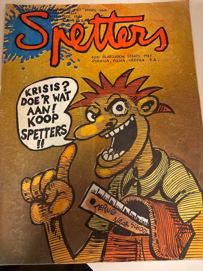 Spetters stripboek - Nummer 1984, Eén stripboek, Ophalen of Verzenden, Gelezen