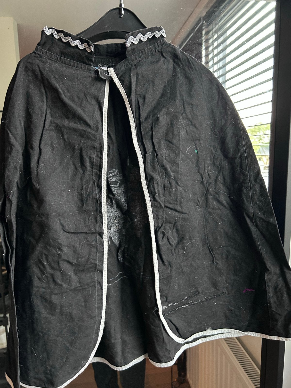 Zorro cape maat 140 - Perfect voor carnaval of verkleedparti, Ophalen of Verzenden, Gebruikt, 134 t/m 140, Jongen of Meisje