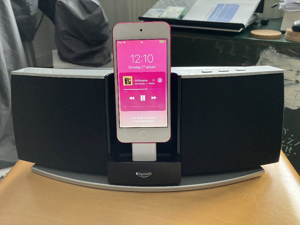 KLIPSCH IPOD DOCK, Overige merken, Overige typen, Ophalen of Verzenden, Zo goed als nieuw