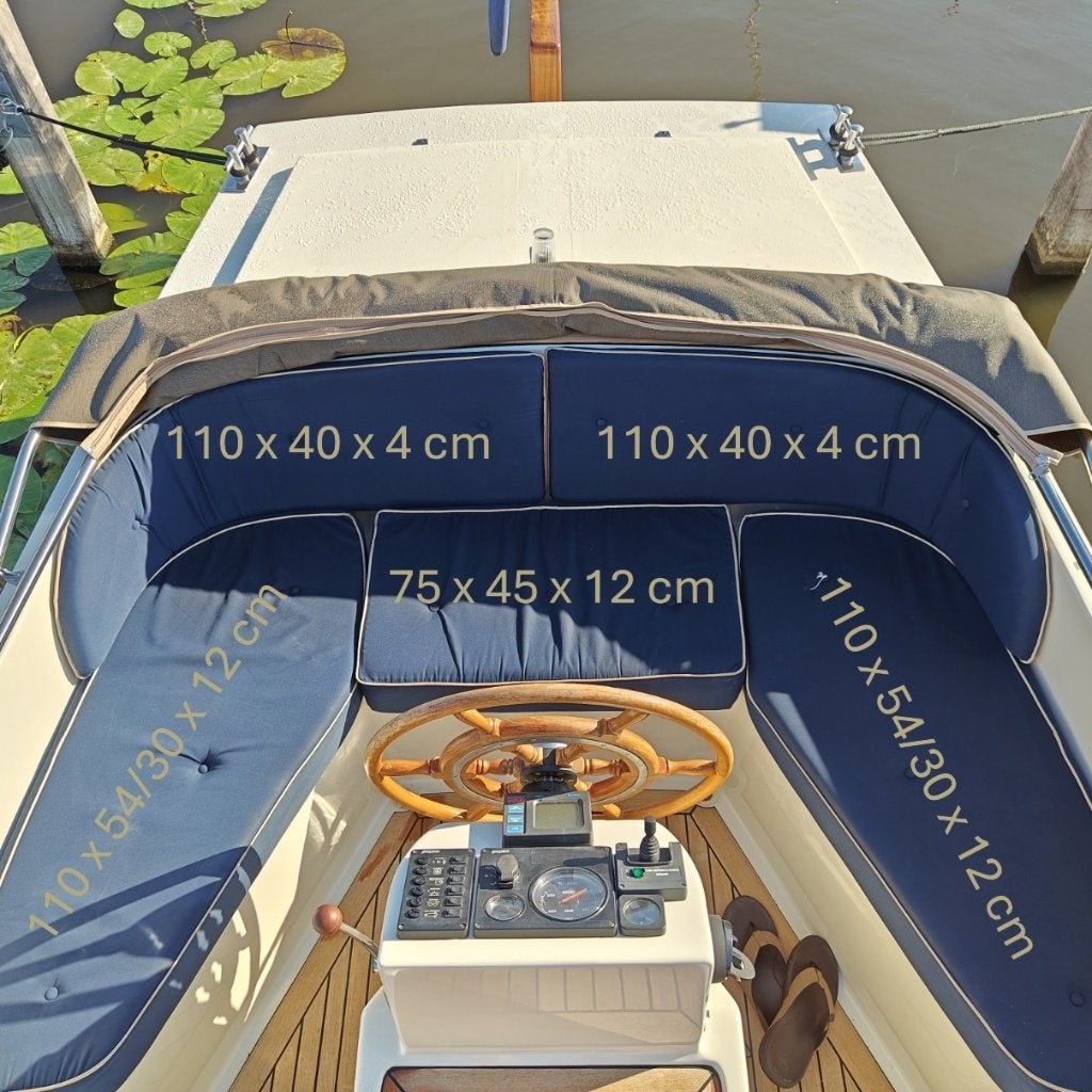 Set bootkussens | Interboat 25, Ophalen, Gebruikt, Interieur en Kussens
