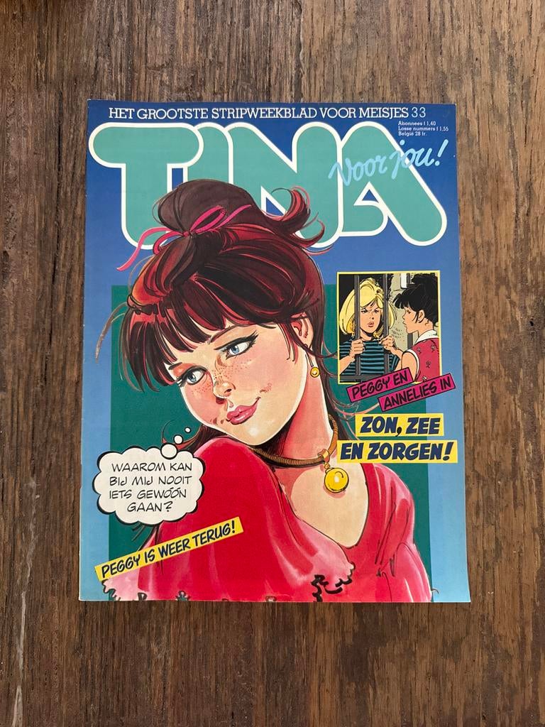 Tina tijdschrift uit 1983 (nr. 33), Ophalen of Verzenden, Gelezen, Damesbladen