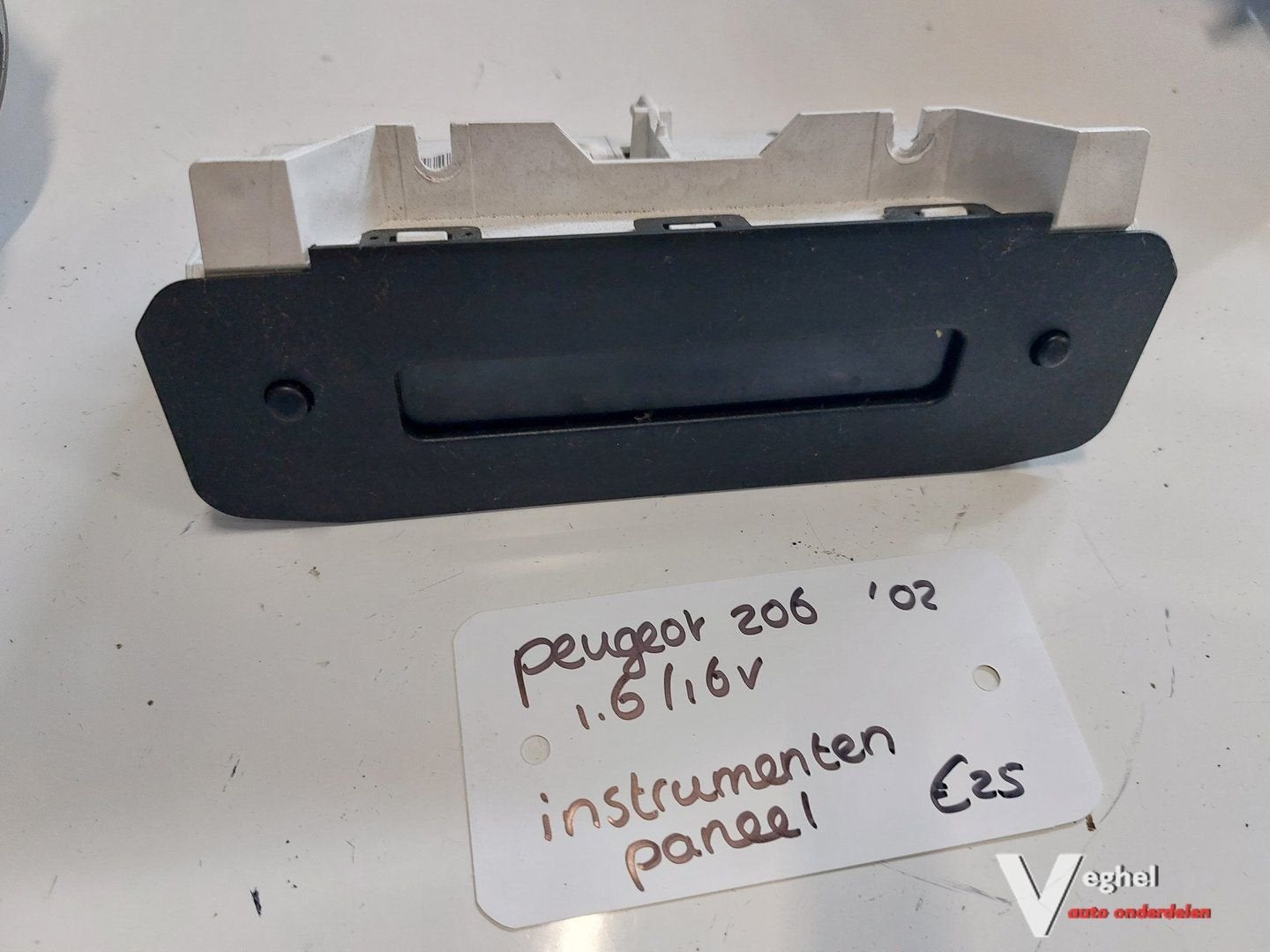 Peugeot 206 1.6/16v instrumentenpaneel '02, Auto-onderdelen, Gebruikt, -, -, Ophalen of Verzenden