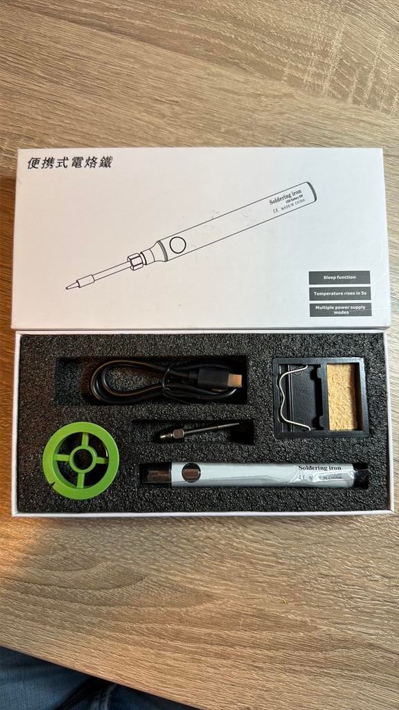 Oplaadbare Soldeerbout 8 Watt - nieuw, Ophalen of Verzenden, Nieuw