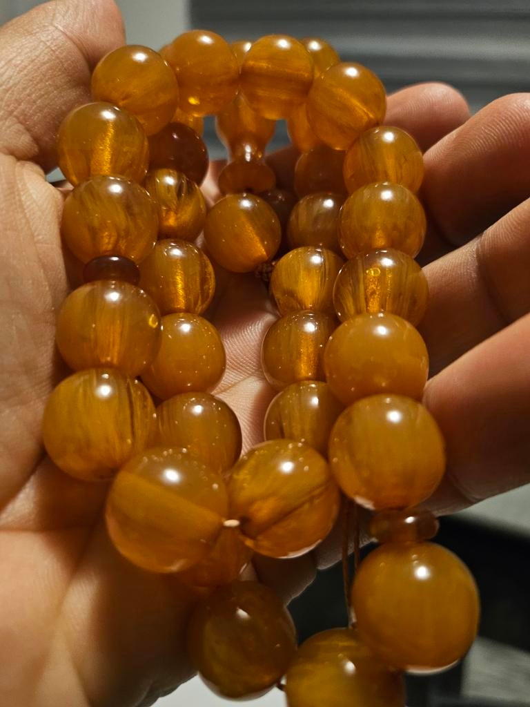 Oranjekleurige Ottomaanse styl Turkse gebedskralen, Ophalen of Verzenden