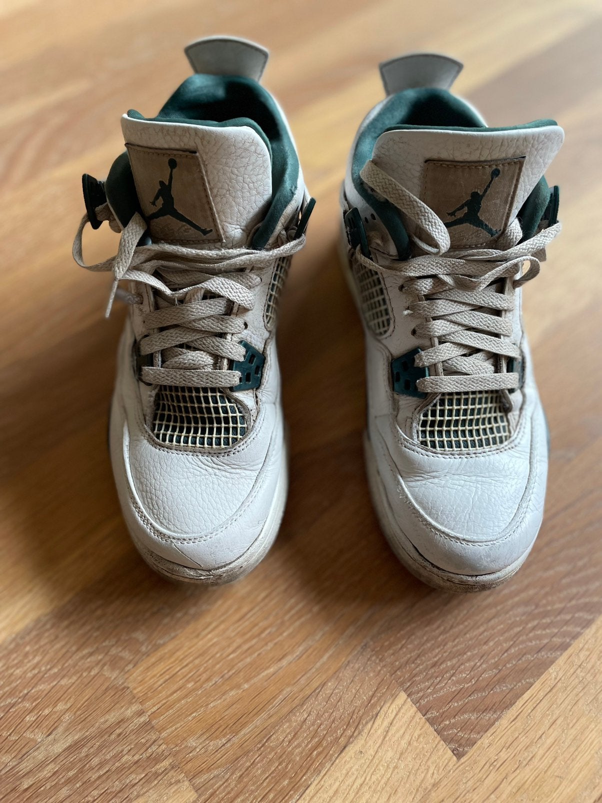 Nike Air Jordan 4 Retro (oxidized green), Overige kleuren, Ophalen of Verzenden, Sneakers of Gympen, Gedragen