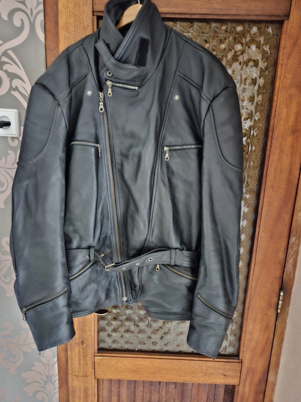 Lederen motorjas XXXL, Motoren, Kleding | Motorkleding, Ophalen of Verzenden, Tweedehands, Heren, Jas | leer