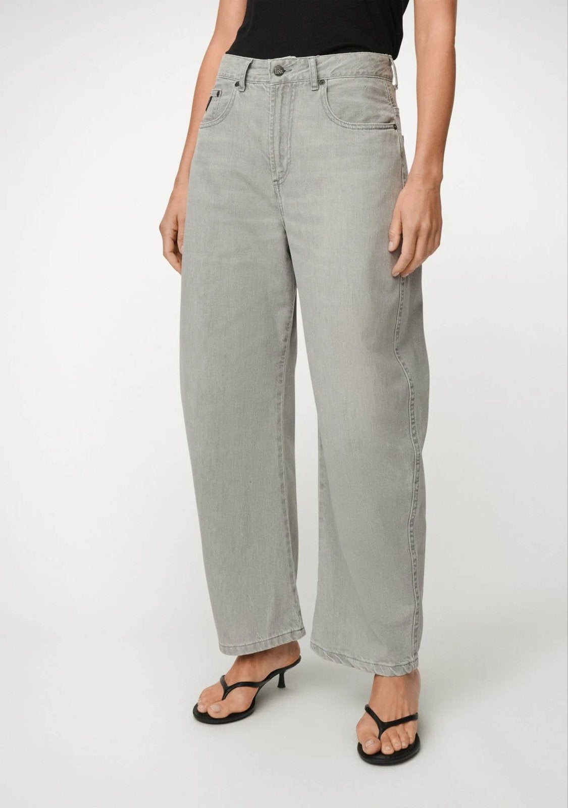 Lois barrel jeans - Nieuw - Maat 32 - Grijs, Kleding | Dames, Broeken en Pantalons, Verzenden, Nieuw, Maat 42/44 (L), Grijs
